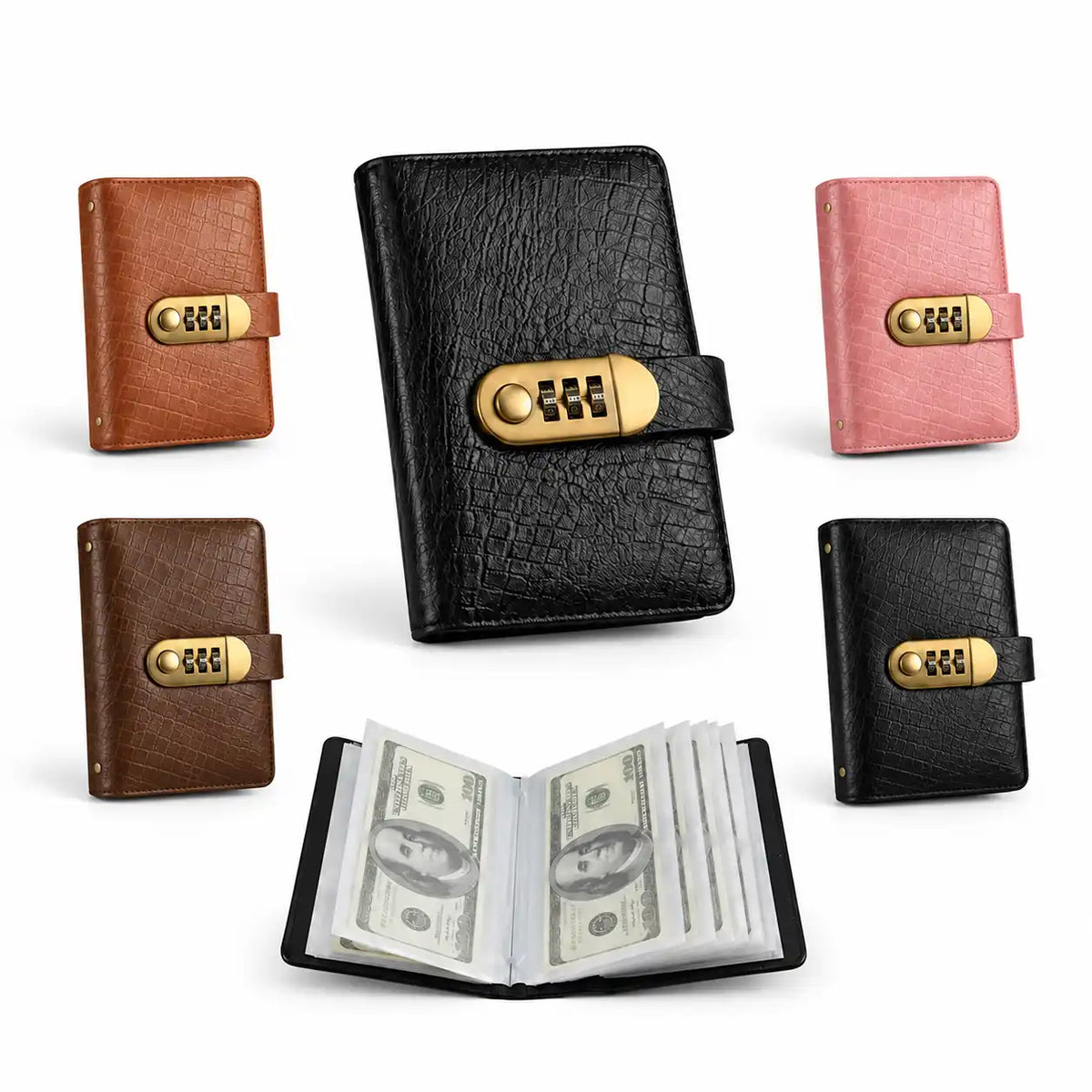 Secure Your Cash & Secrets with 3-Digit Combination Lock Binder