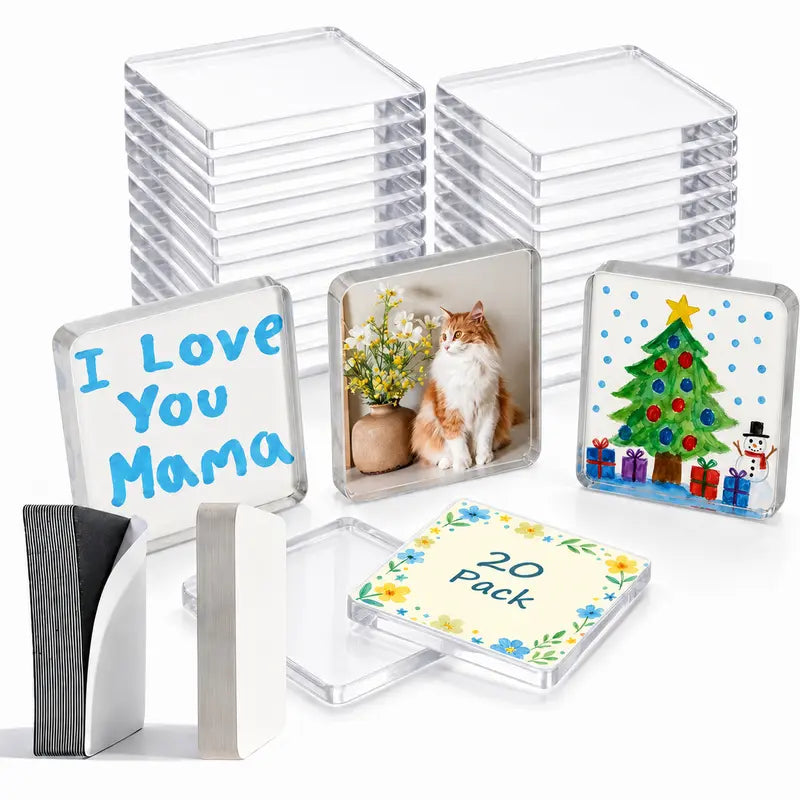 Turn Your Memories Into Crystal-Clear DIY Fridge Magnets Instantly