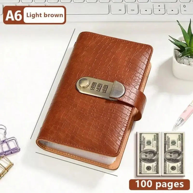 Secure Your Cash & Secrets with 3-Digit Combination Lock Binder