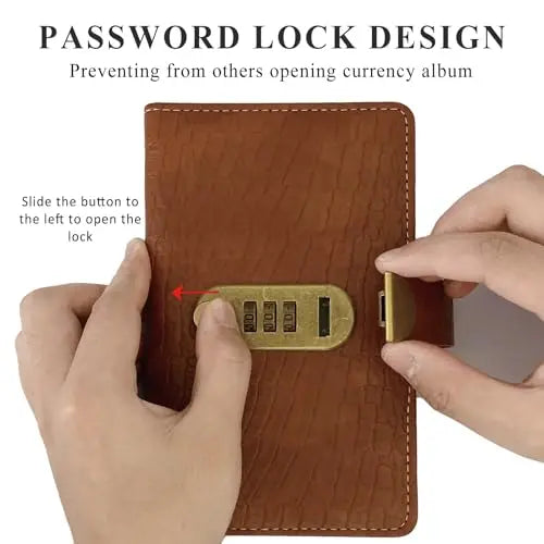 Secure Your Cash & Secrets with 3-Digit Combination Lock Binder