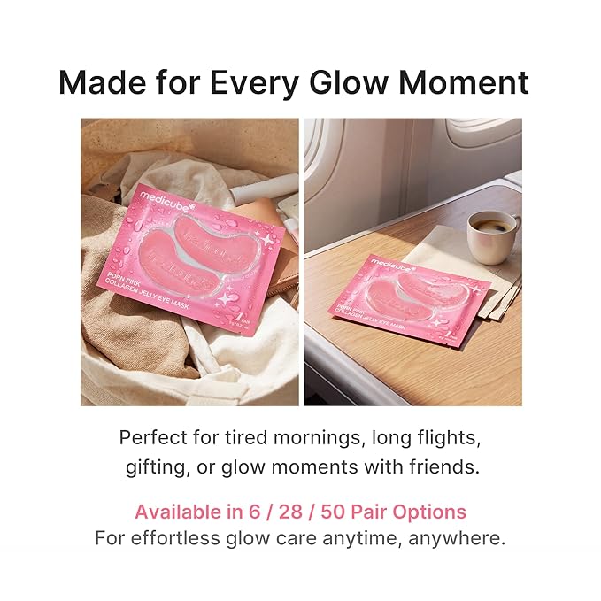 🎁 BUY 1 GET 1 FREE - PDRN Pink Collagen Jelly Hydrogel Eye Patch for Firm & Glowing Skin