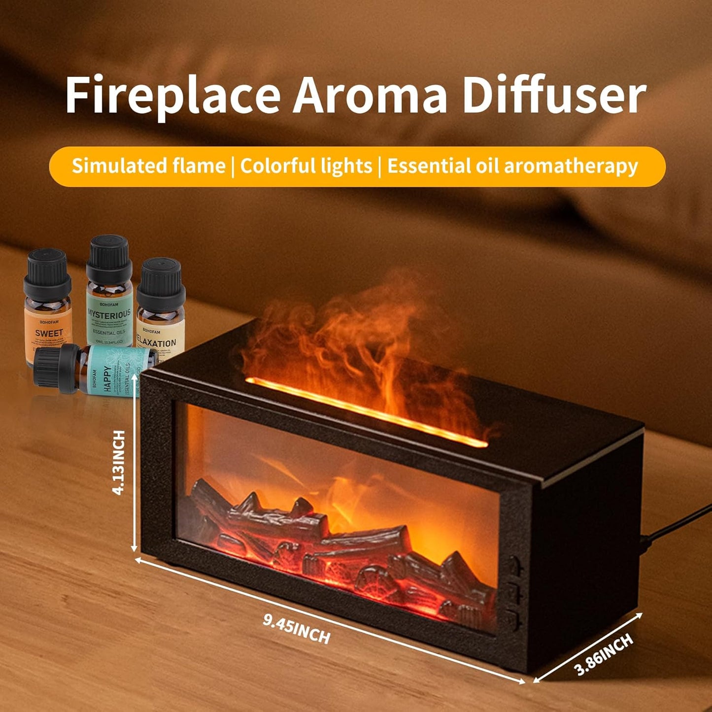Transform Your Space with Cozy Flame Vibrations