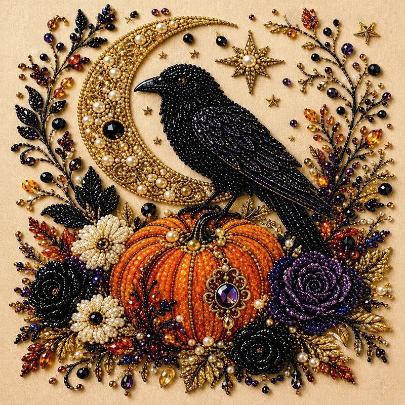 DIY 5D Halloween Diamond Painting Kits — Full Drill Crystal Art for Adults