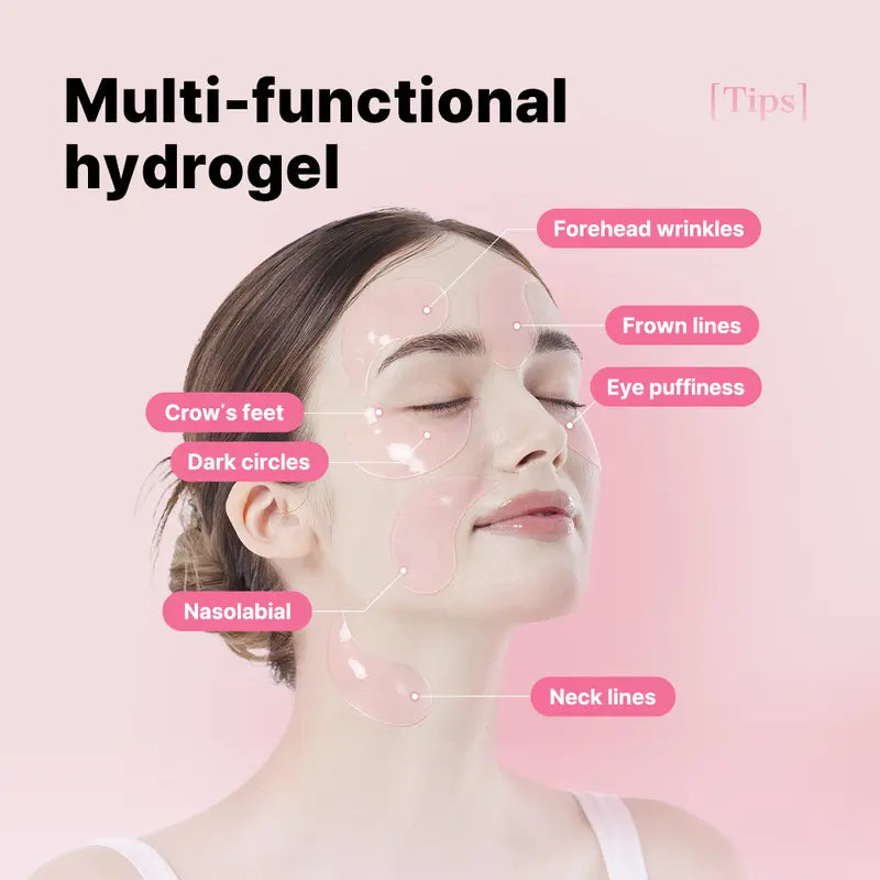 Multi-Peptide Collagen Eye Patch & Mask Set for Instant Face Lifting & Youthful Radiance