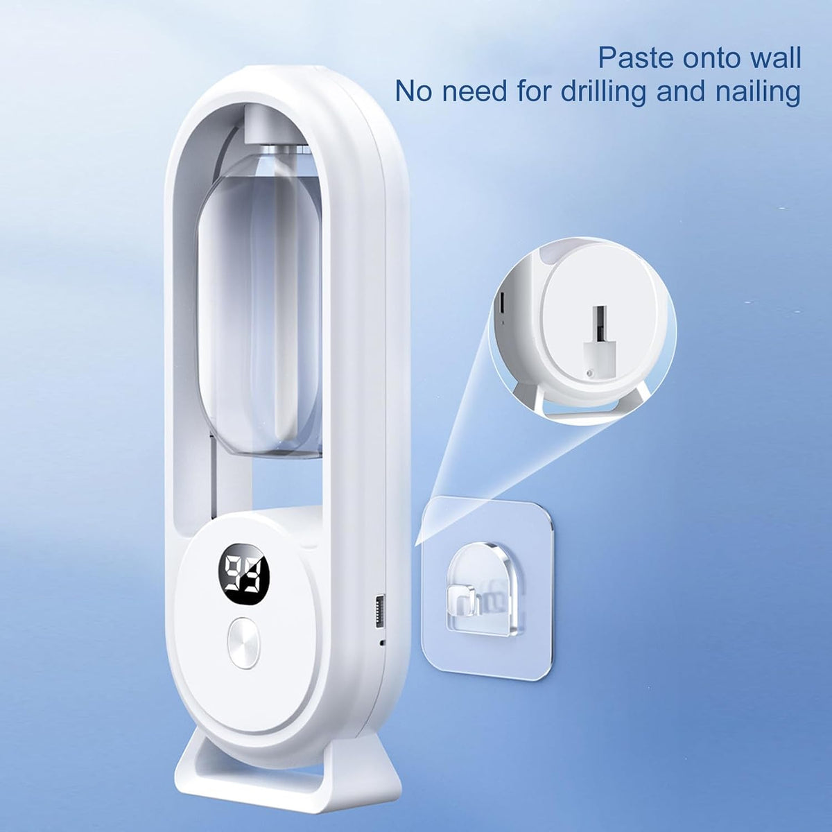 Wall-mounted aroma diffuser with floral essential oil set