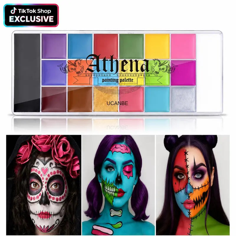 Safe 20-Color Face & Body Paint Palette