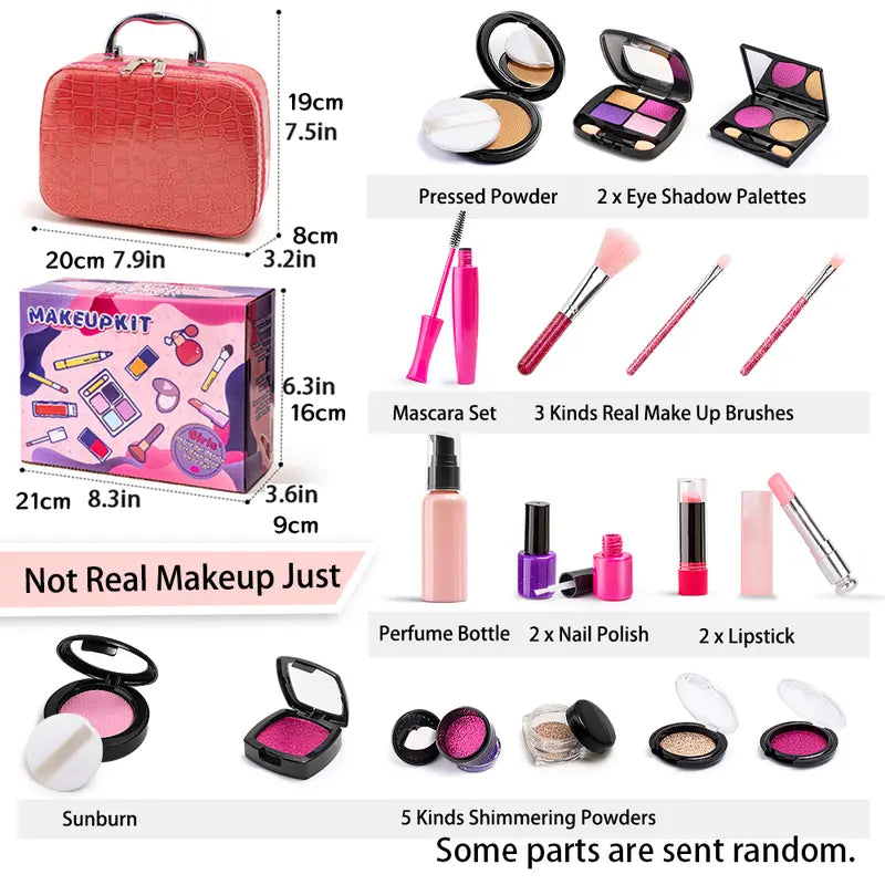 100% Mess-Free Pretend Makeup Kit for Kids