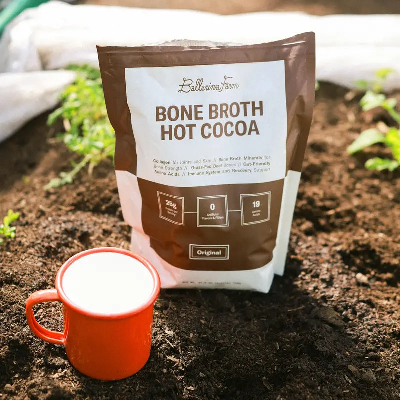 Indulge in Rich Hot Cocoa Powered by 25g Bone Broth Protein & Collagen