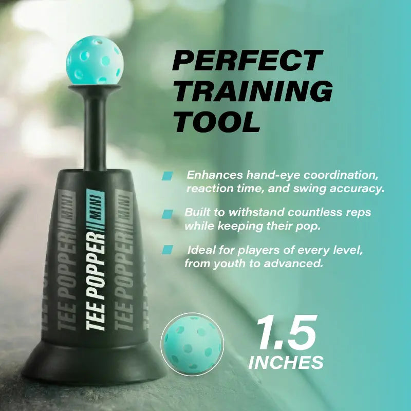 Portable Mini Baseball Tee Popper Hitting Trainer Bundle