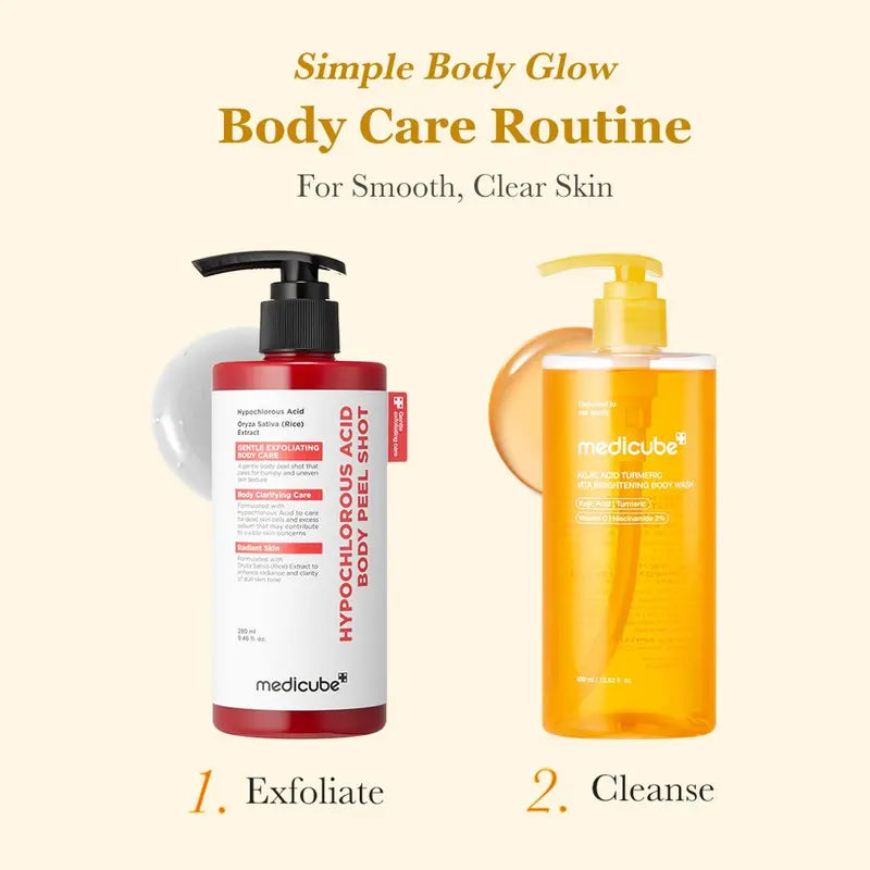 Exfoliating & Brightening Body Care Set for Smooth Skin