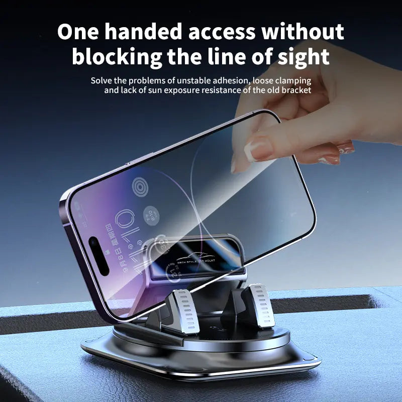 Ultra Stable Dashboard Car Phone Mount For Bump Proof Driving