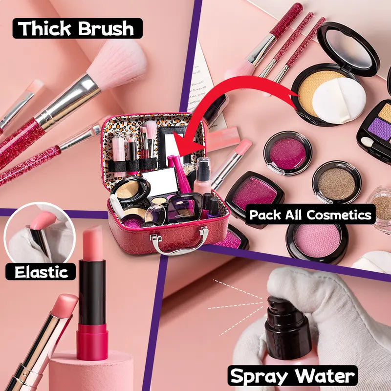 100% Mess-Free Pretend Makeup Kit for Kids