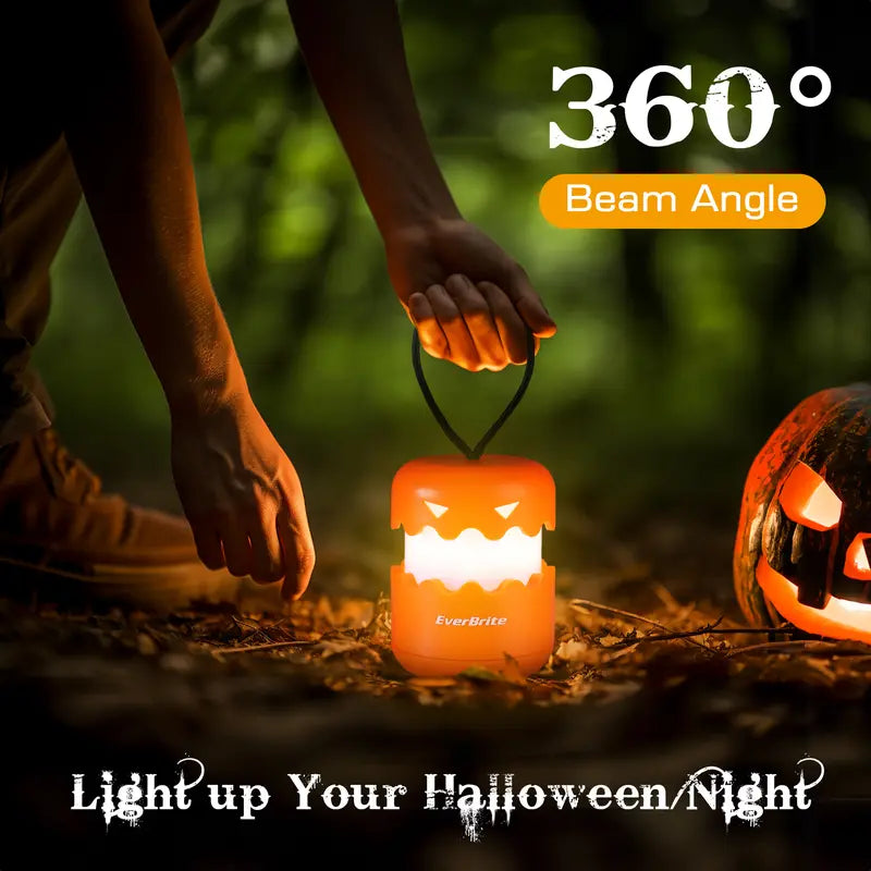 Collapsible Pop Up Halloween Pumpkin Lanterns With Lanyard