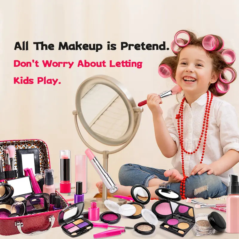 100% Mess-Free Pretend Makeup Kit for Kids