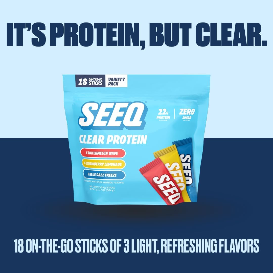 Clear Whey Protein Stick Pack: 22g Protein Without The Heavy Shake Feel