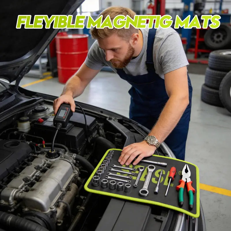 Magnetic Anti-Slip Tool Mat for Mechanics Repair