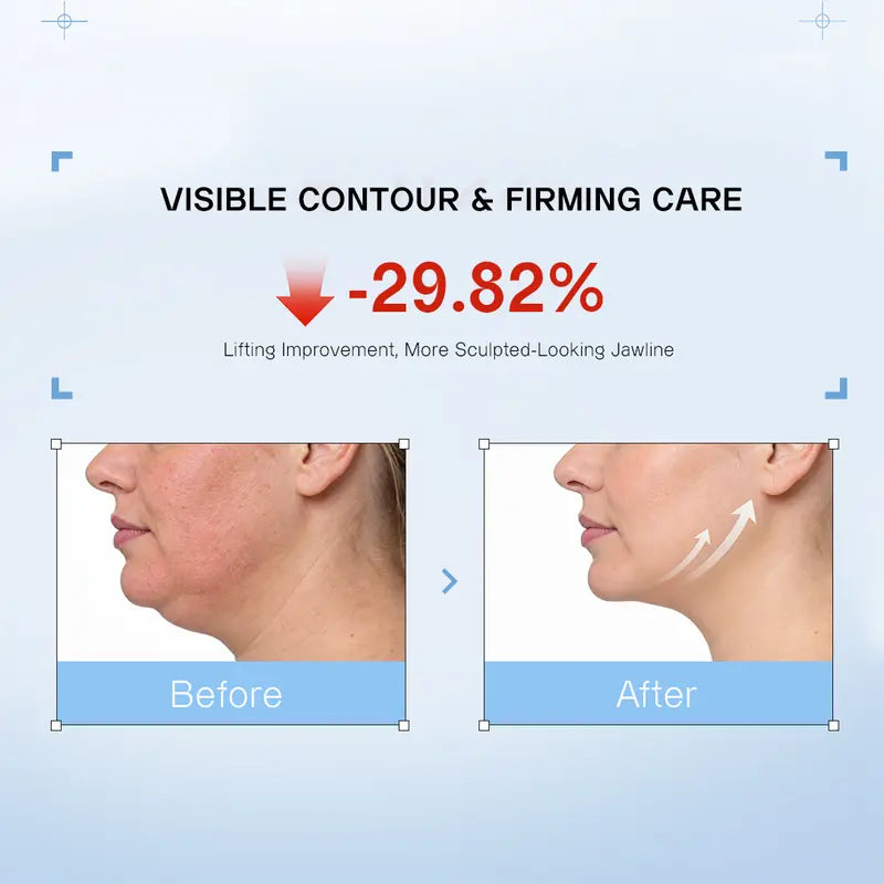 Sculpt Jawline & Firm Skin with Built-In Gua Sha Peptide Cream