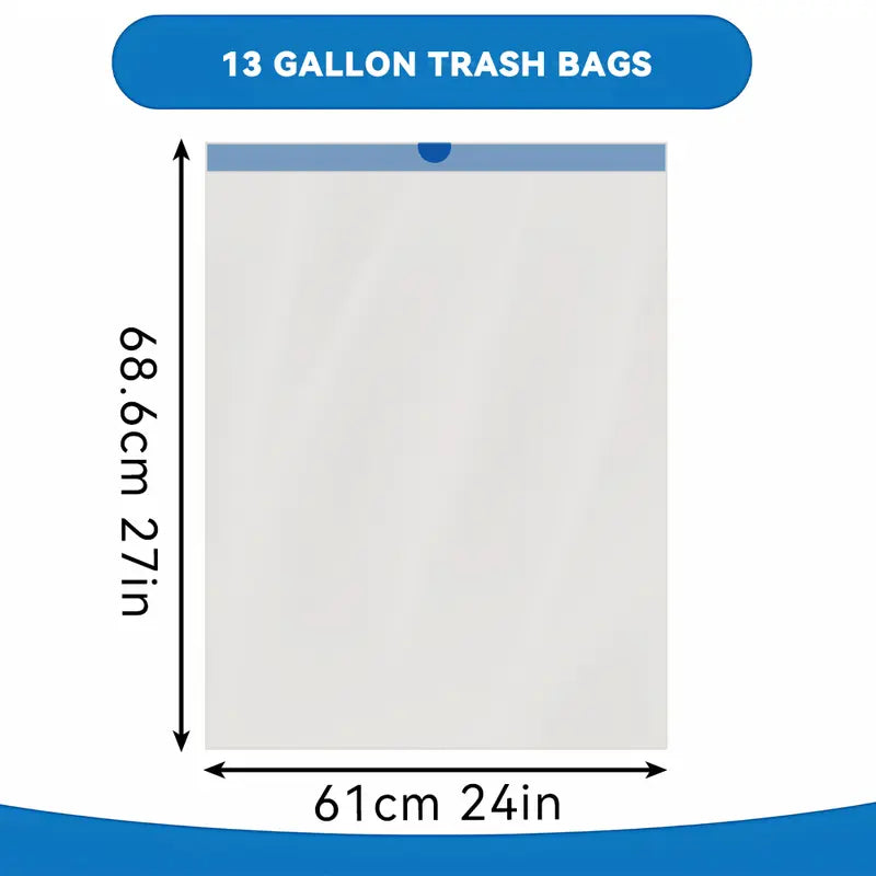 13 Gallon Drawstring Trash Bags With Lemon Mint Scent
