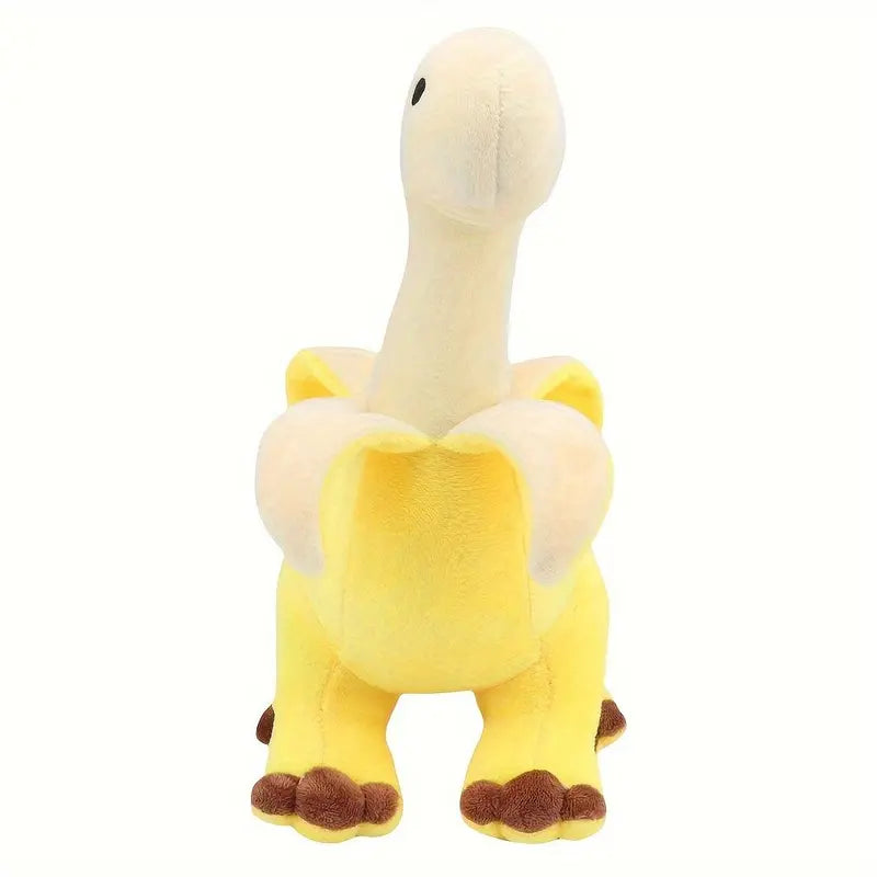 Banana Brontosaurus Plushie Toy for Cuddles & Decor