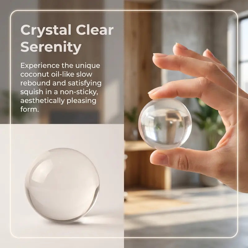 Ultra-Soft No-Rebound Stress Relief Squishy Ball