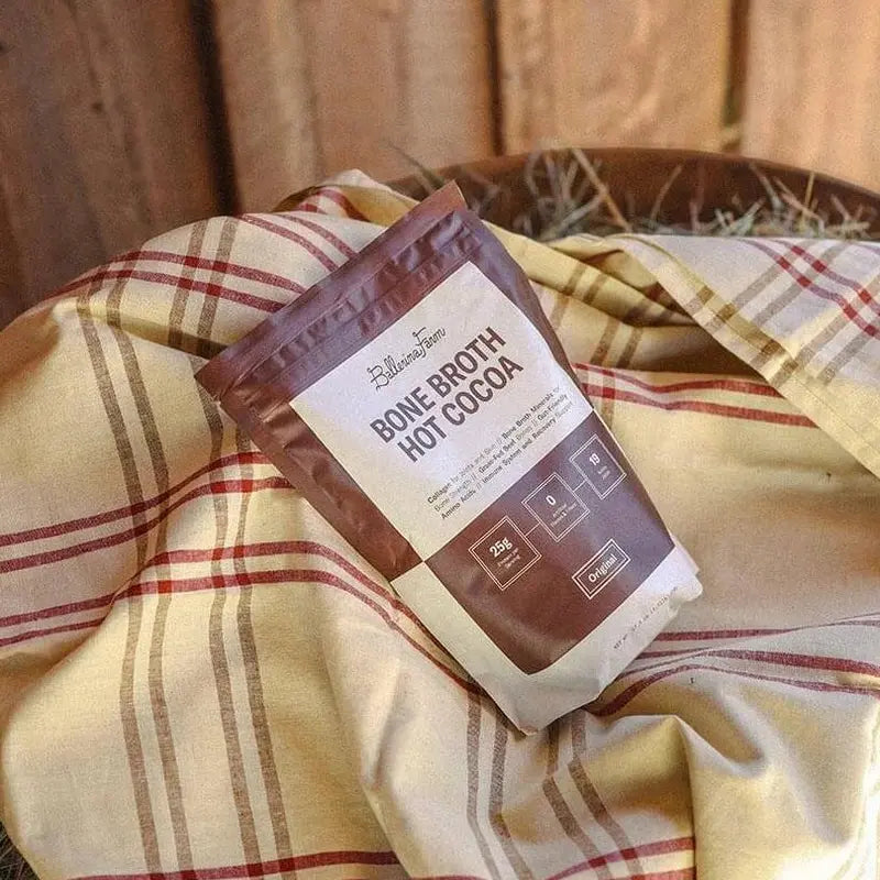 Indulge in Rich Hot Cocoa Powered by 25g Bone Broth Protein & Collagen