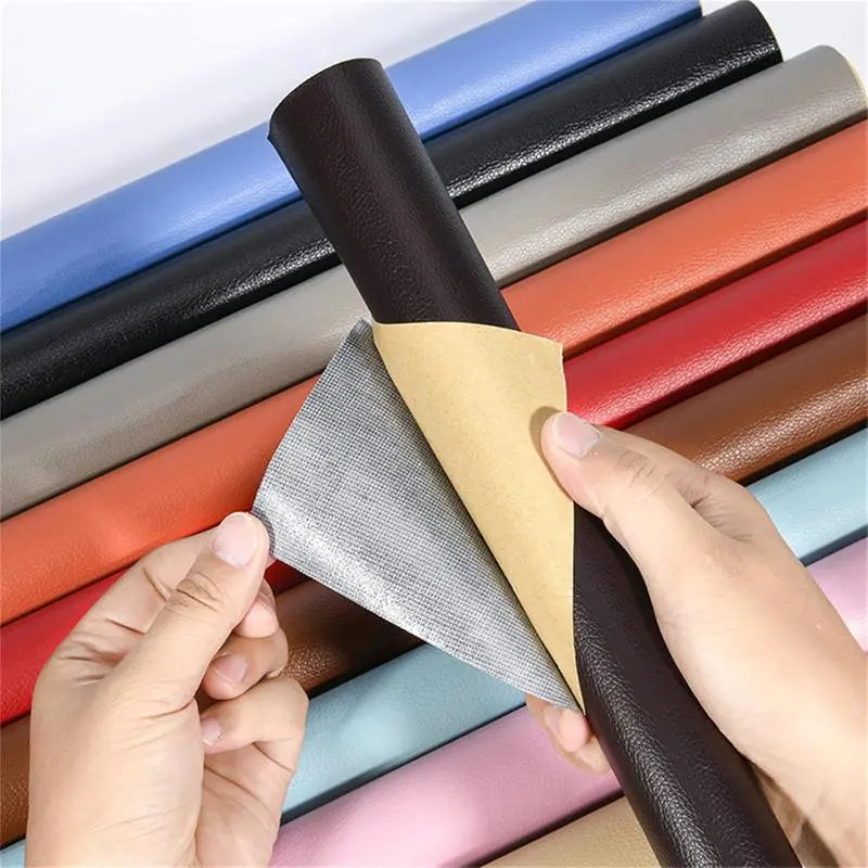 Cuttable Adhesive Leather Repair Patch Roll Upholstery