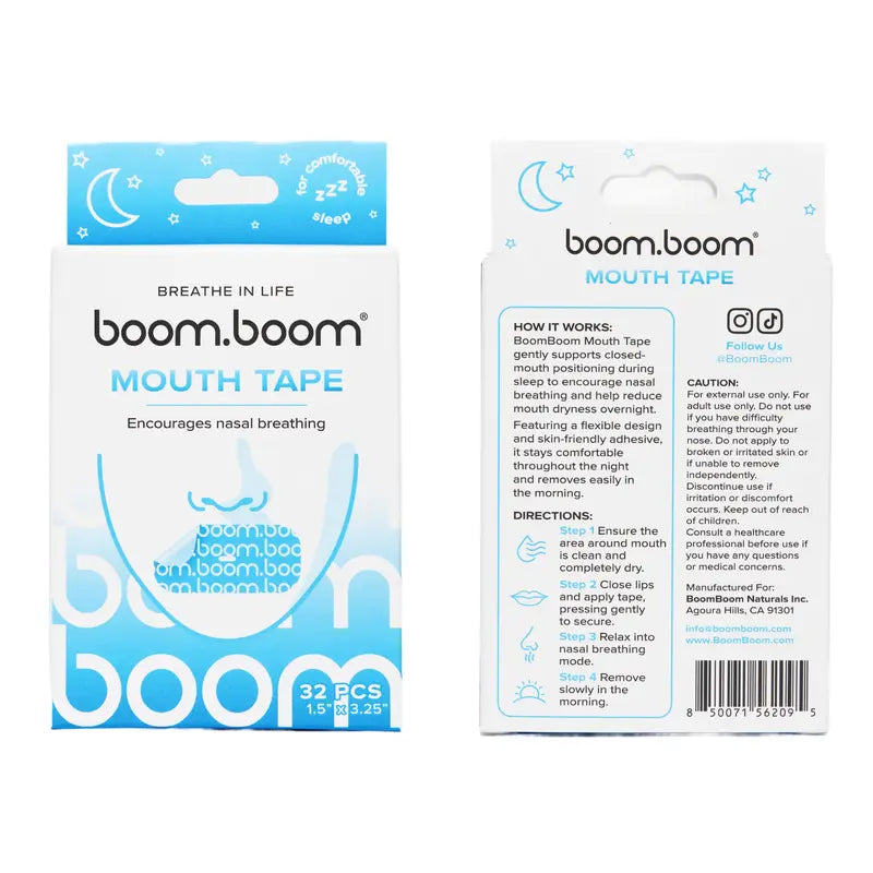Stop Mouth Breathing Tonight with Gentle Sleep Tape for Deeper Rest and Zero Snoring