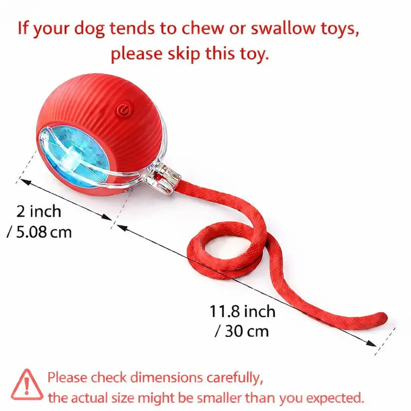 [🎁 BUY 1 GET 1 FREE] Smart Interactive Moving Cat Ball with LED Lights & Tail