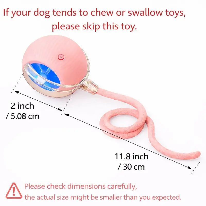 [🎁 BUY 1 GET 1 FREE] Smart Interactive Moving Cat Ball with LED Lights & Tail