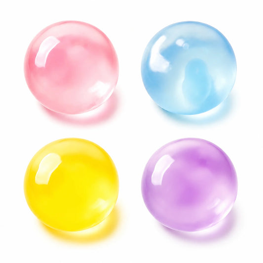 Ultra-Clear Crystal Gel Stress Ball for Instant Tension & Anxiety Relief