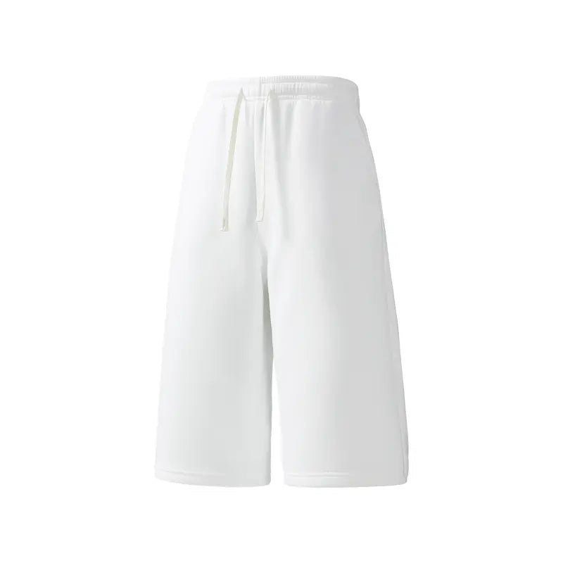 Ultra-Comfort Baggy Fleece Sweat Shorts with Drawstring Elastic Waist