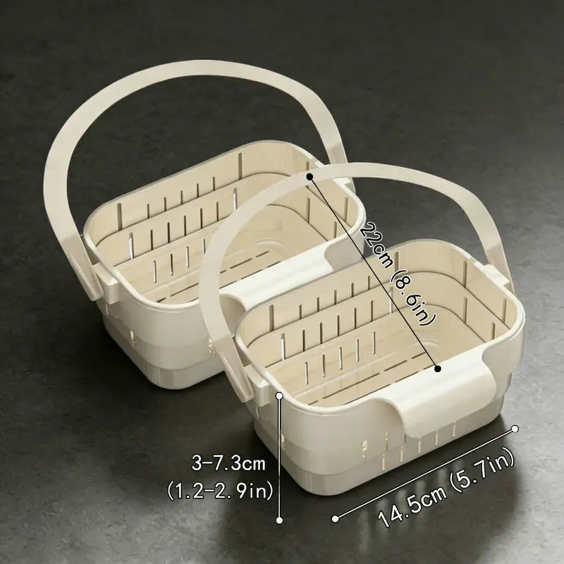 Foldable Kitchen Sink Strainer Basket for Quick Food Catching