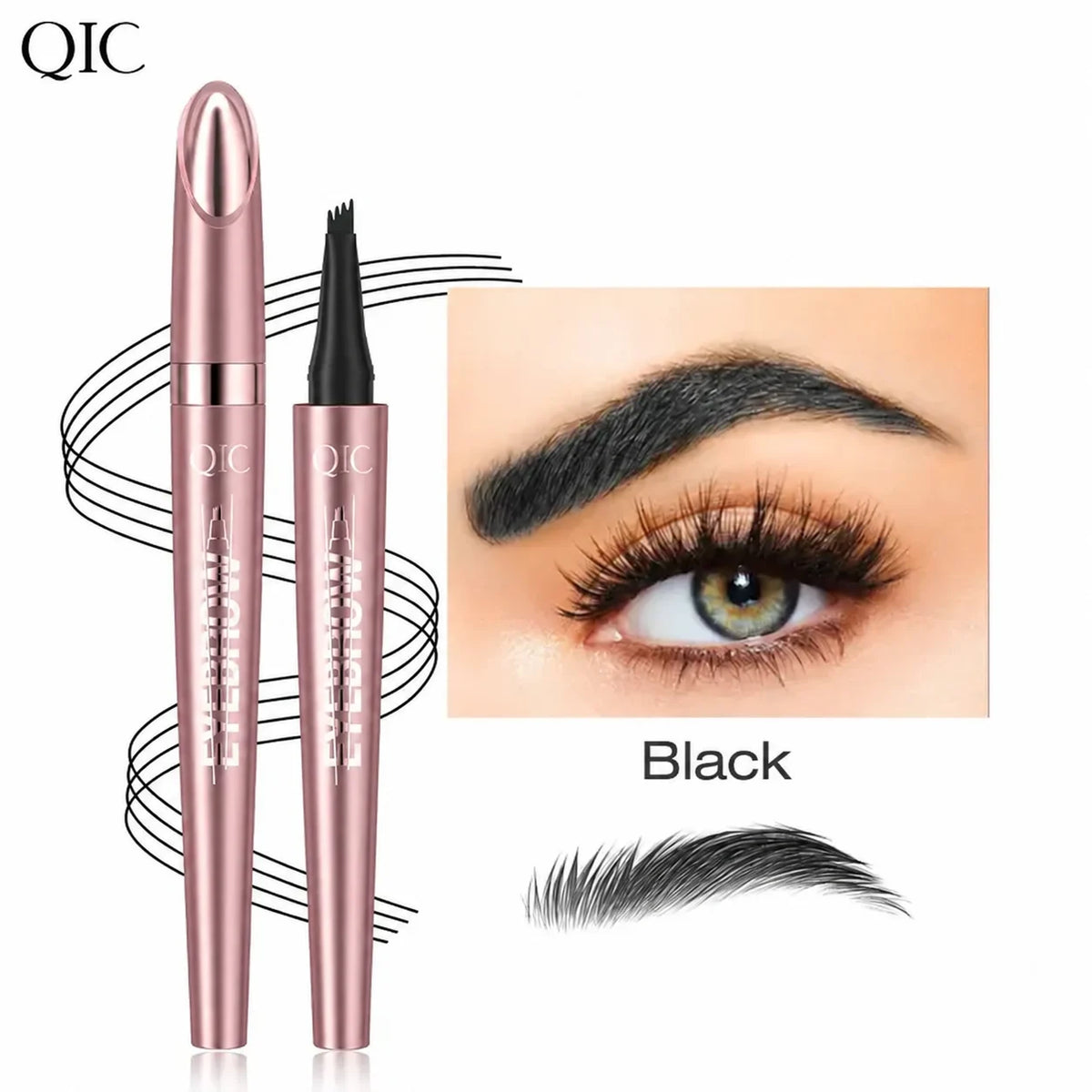 Get Natural Microbladed Brows in Seconds with 4-Tip Eyebrow Pen