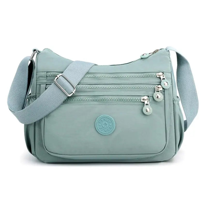 Waterproof Multi-Pocket Crossbody Bag with Ultra-Light Everyday Capacity