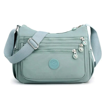 Waterproof Multi-Pocket Crossbody Bag with Ultra-Light Everyday Capacity