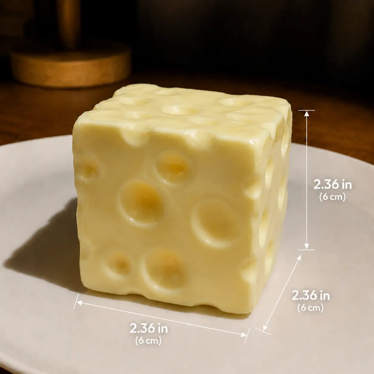 Ultra-Satisfying Moldable Cheese Cube Stress Toy