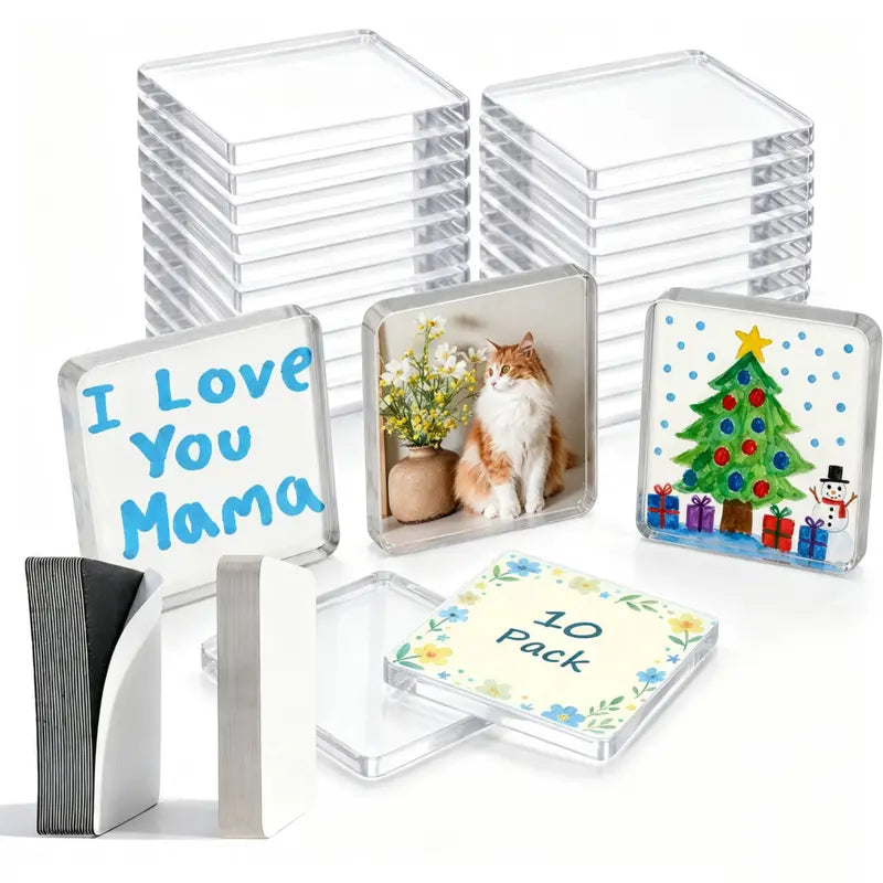 Turn Your Memories Into Crystal-Clear DIY Fridge Magnets Instantly