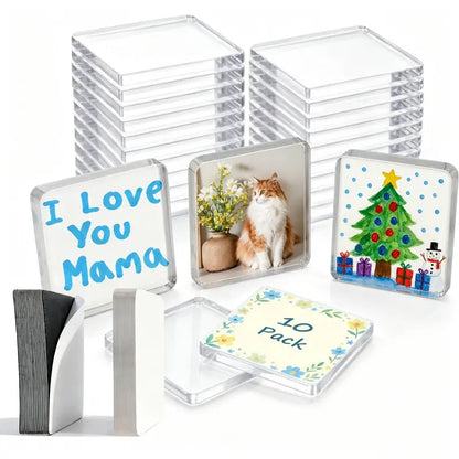 Turn Your Memories Into Crystal-Clear DIY Fridge Magnets Instantly