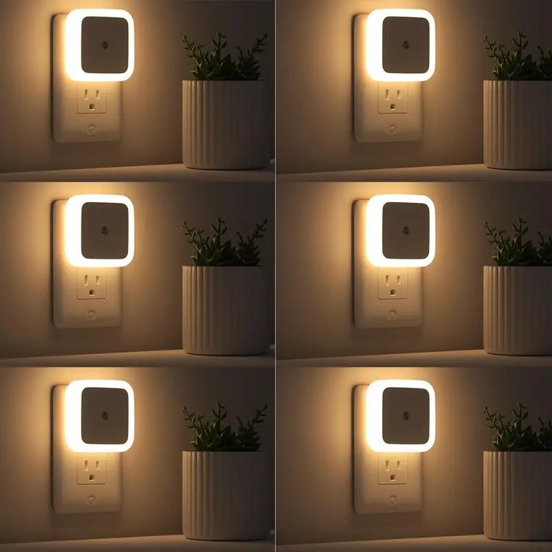 Automatic Dusk-to-Dawn Plug-in LED Night Light