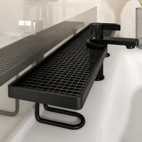No-Drill Over-the-Faucet Storage Shelf for Instant Countertop Organization