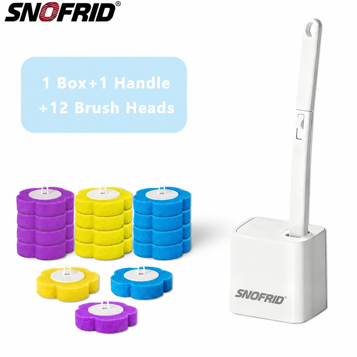 Disposable Toilet Wand System with Pre-Loaded Cleaner Head
