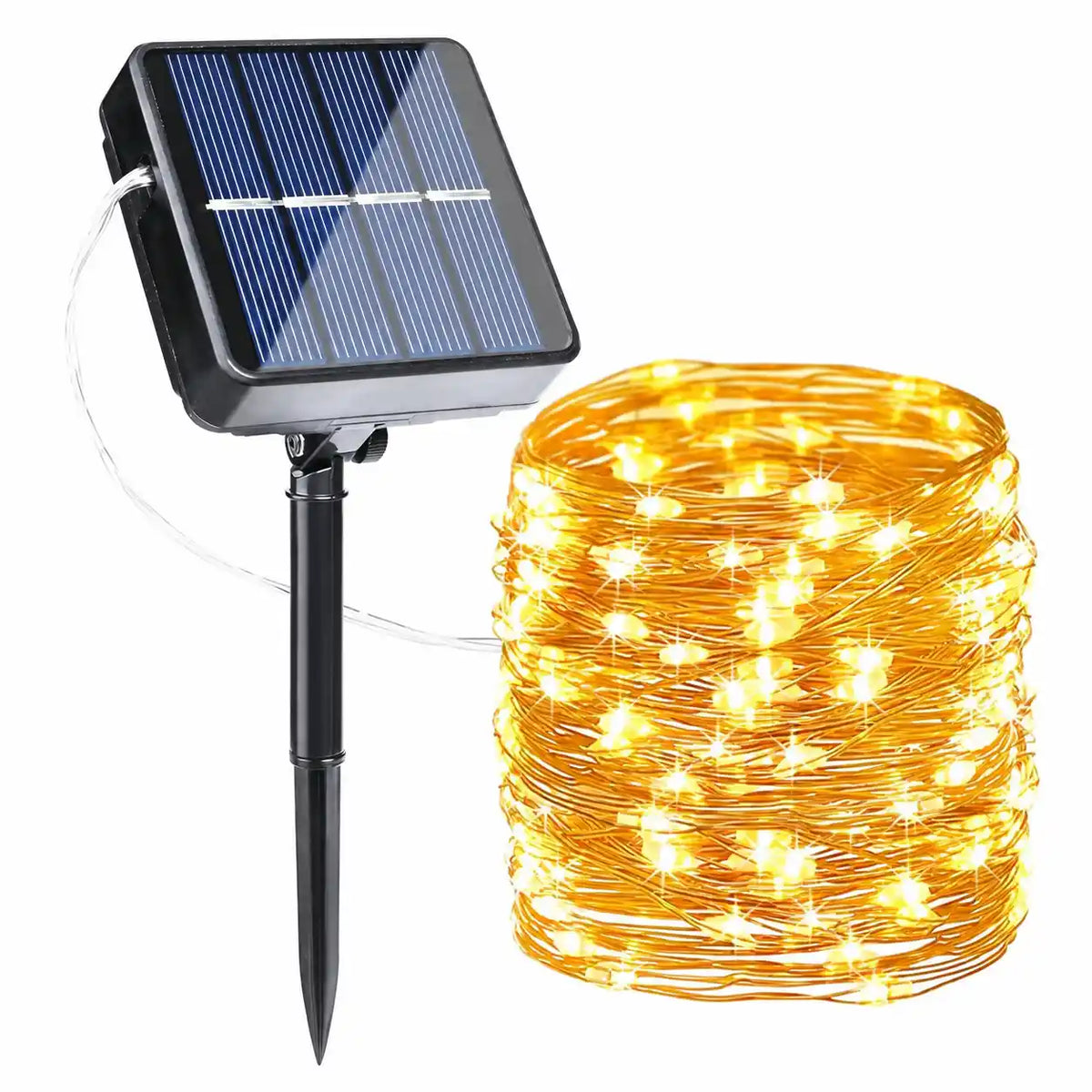 Ultra-Bright Solar Outdoor Fairy Lights – IP65 Waterproof & 8 Lighting Modes