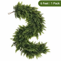 1Pcs 6FT Artificial Cedar Garlands