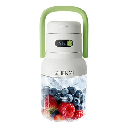 1000ml Portable Cordless Blender with 12-Blade Ice Crushing Power