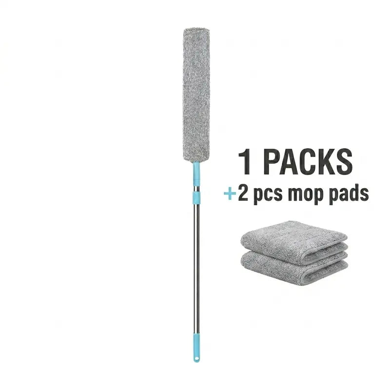 Ultra-Slim Flexible Gap Duster with Extendable Pole