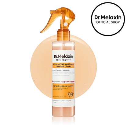 Smooth, Radiant Skin in Seconds: Instant Exfoliating Kojic Acid & Turmeric Body Spray