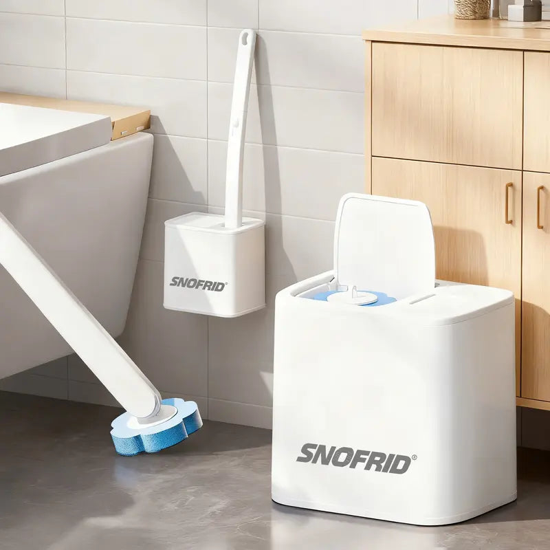 Disposable Toilet Wand System with Pre-Loaded Cleaner Head