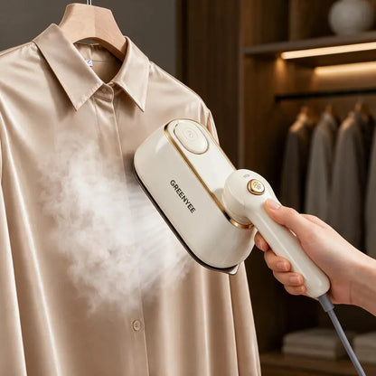 Portable Handheld Garment Steamer for Wrinkle-Free Clothes Anywhere