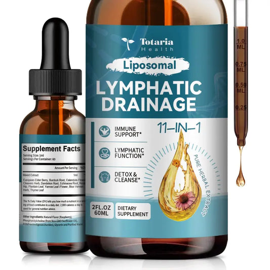Liposomal Lymphatic Drainage Drops for Daily Immune Support & Detox