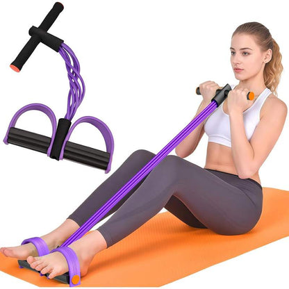 Multifunctional Pedal Resistance Band for Home Body Sculpting